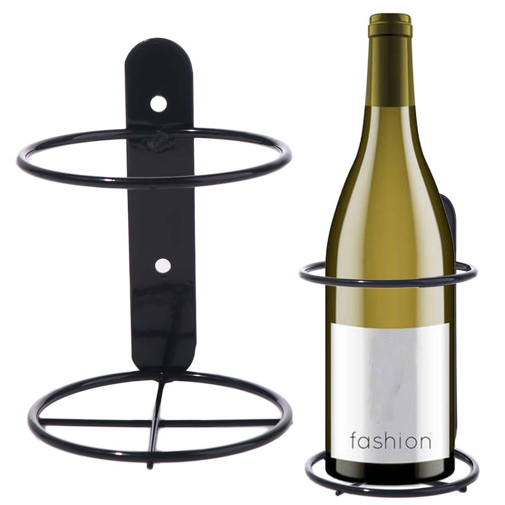 Wine Rack Wall Mount - Żelazny, ścienny uchwyt na butelki wina,