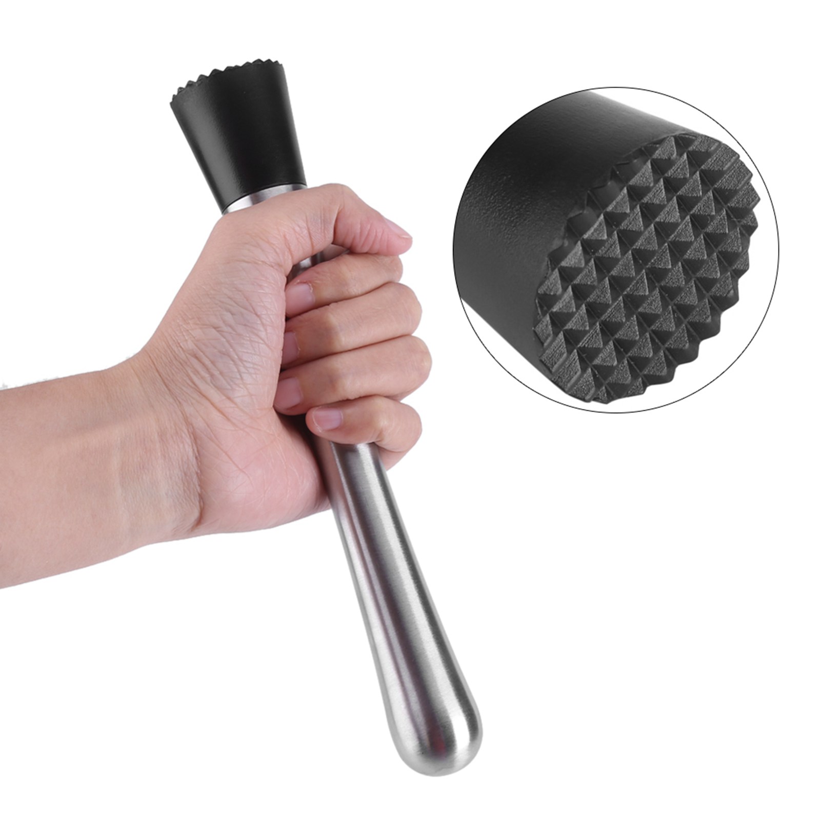 Muddler Cocktail Bar - 20cm długości sztabka ze stali nierdzewnej