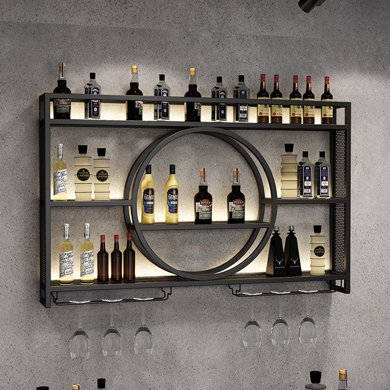Wine Rack Wall Mount - Półka na wino do baru, wisząca