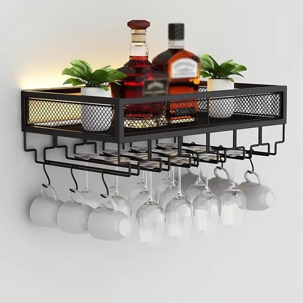 Wine Rack Wall Mount - Wieszak na wino montowany na ścianie