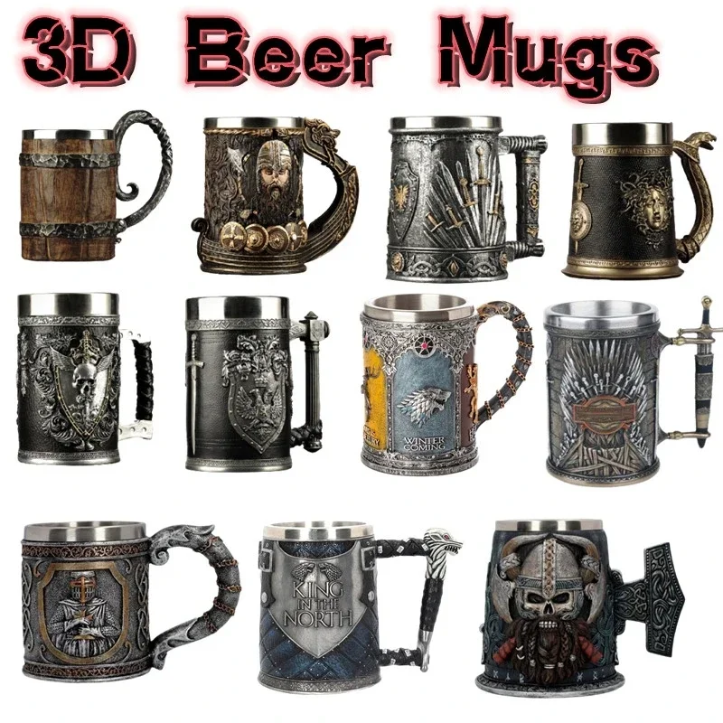 Kufle 3D do piwa, filiżanki do – Wine Beer Coffee recenzja i cena