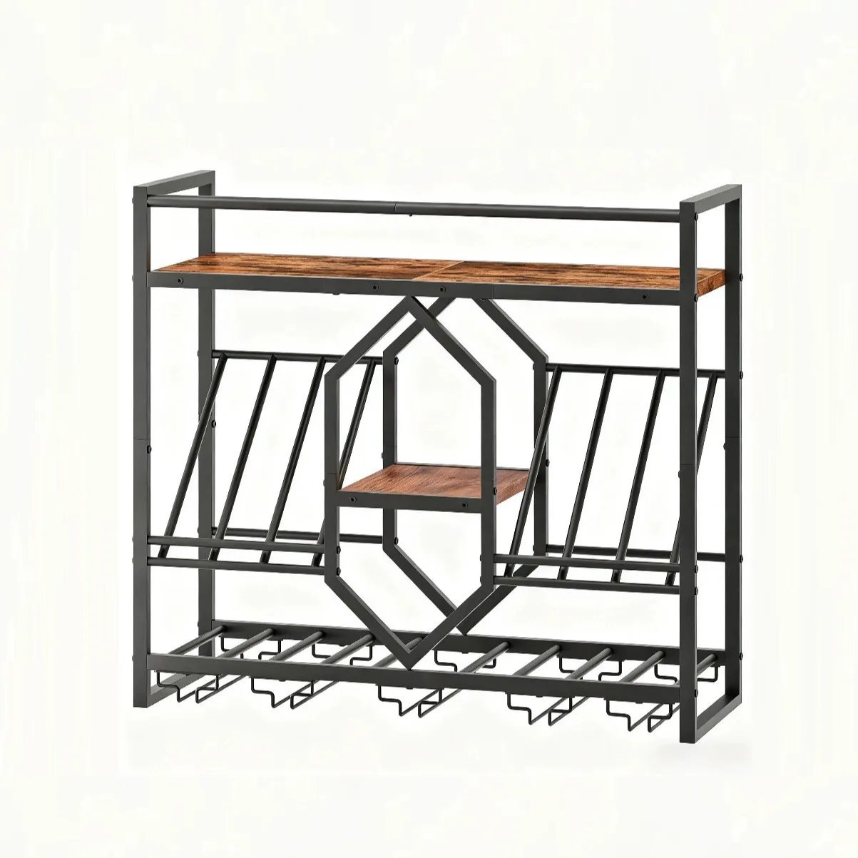 Stojak na wino z kutego żelaza – Wine Rack Wall Mount recenzja i cena