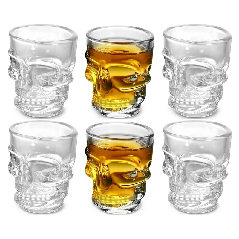 1/2Pcs Szklany kubek z czaszką – Whisky Beer And Wine recenzja i cena