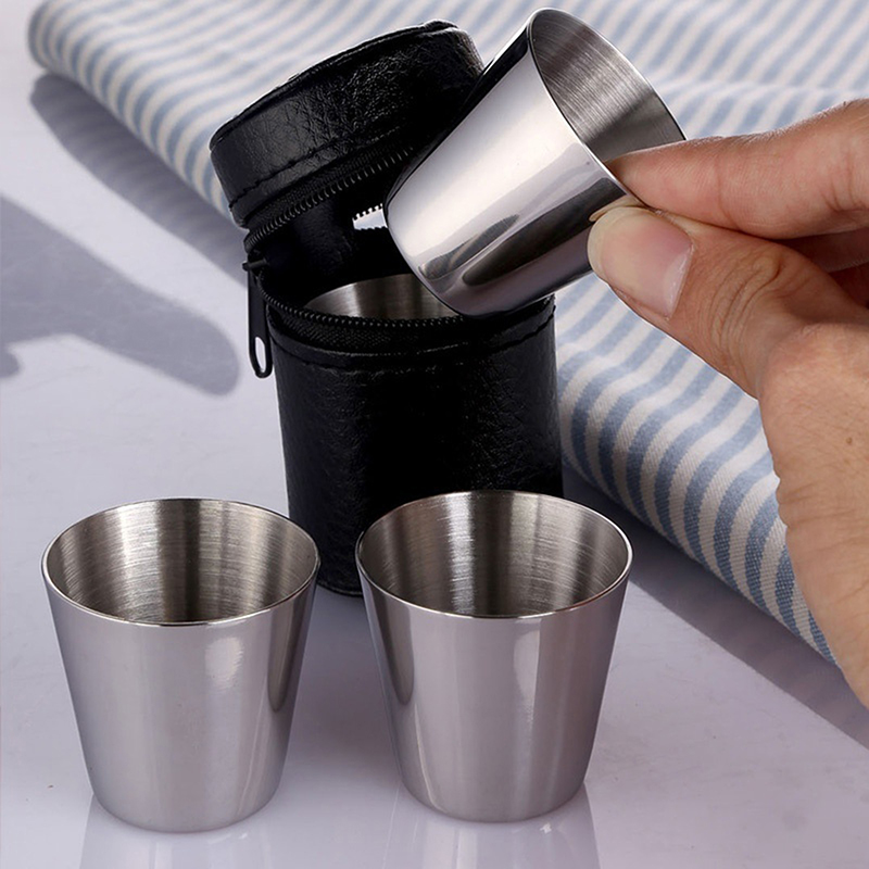 4/6 sztuk Kubki ze stali nierd – Wine Beer Coffee recenzja i cena