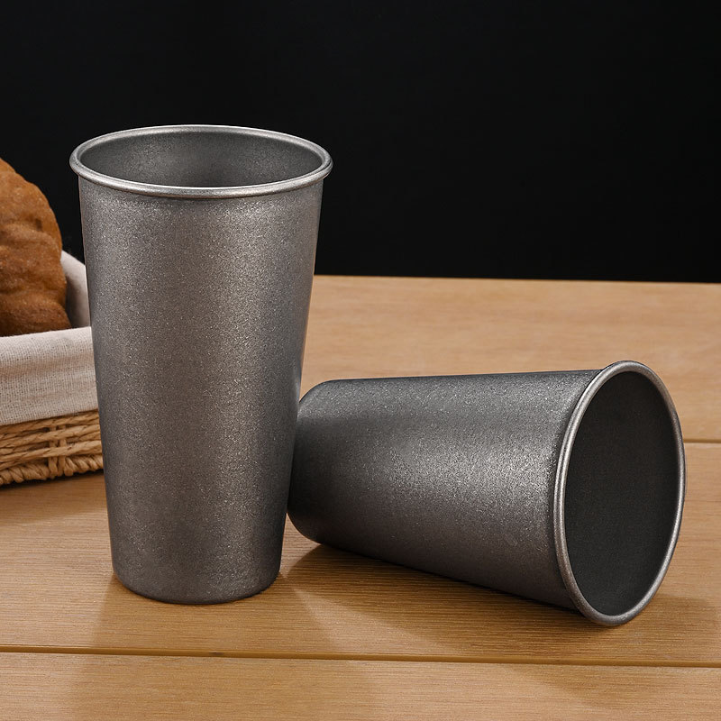 Retro srebrne kubki do picia z – Wine Beer Coffee recenzja i cena