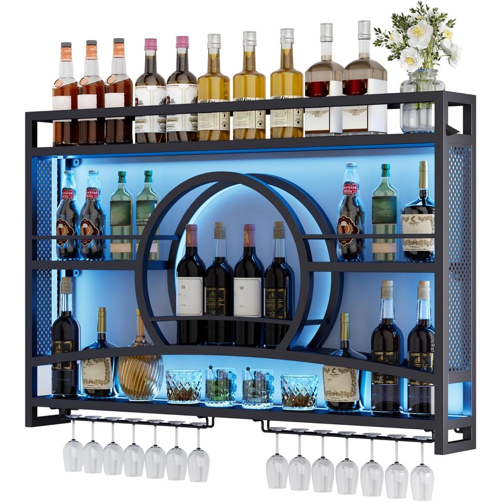 3-poziomowy regał na wino 117  – Wine Rack Wall Mount recenzja i cena
