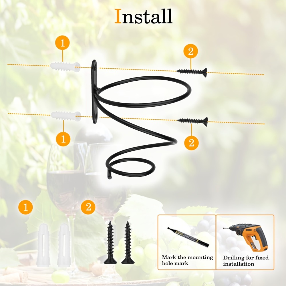 1 szt. Minimalistyczny, pojedy – Wine Rack Wall Mount recenzja i cena