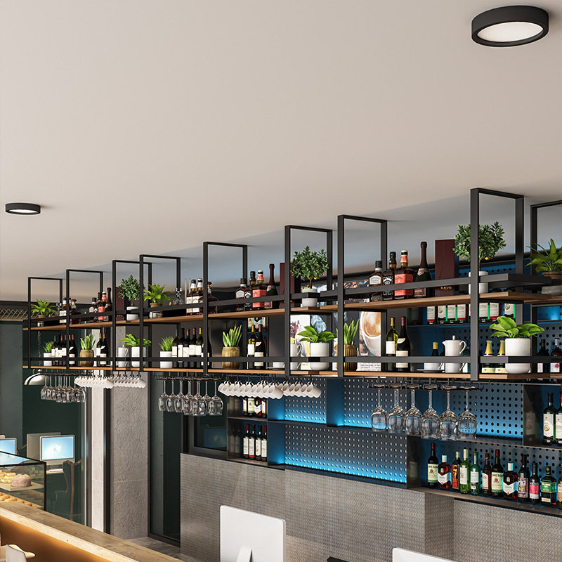 Prosty metalowy wieszak z kute – Wine Rack Wall Mount recenzja i cena