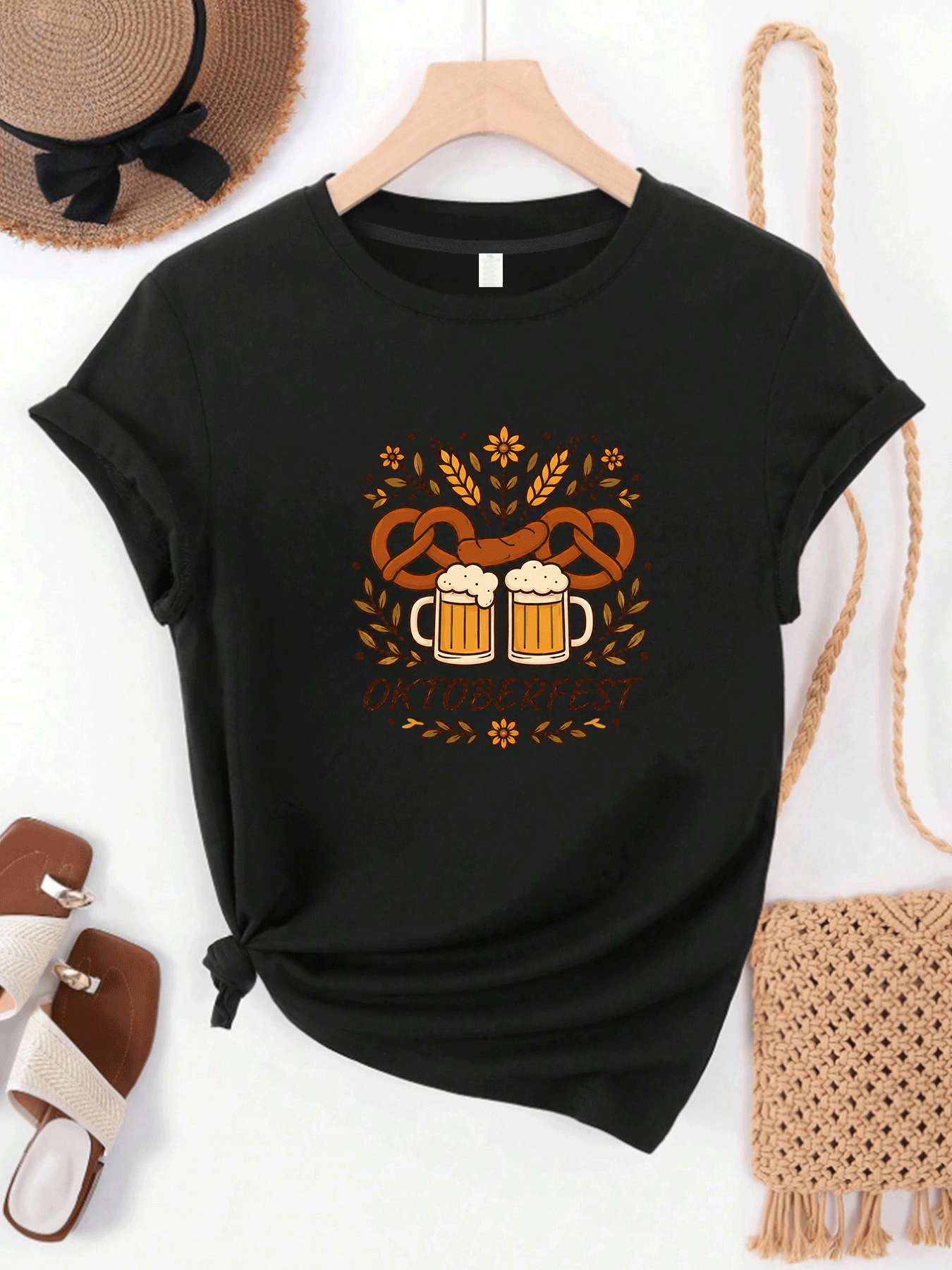 【MYJ062633】Koszulka damska na  – Wine Beer Festival recenzja i cena