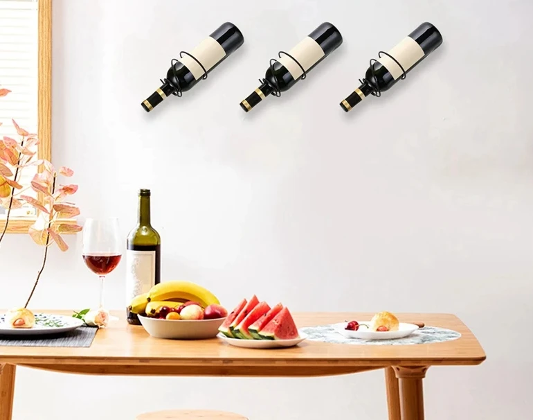 Zestaw 6 naściennych stojaków  – Wine Rack Wall Mount recenzja i cena