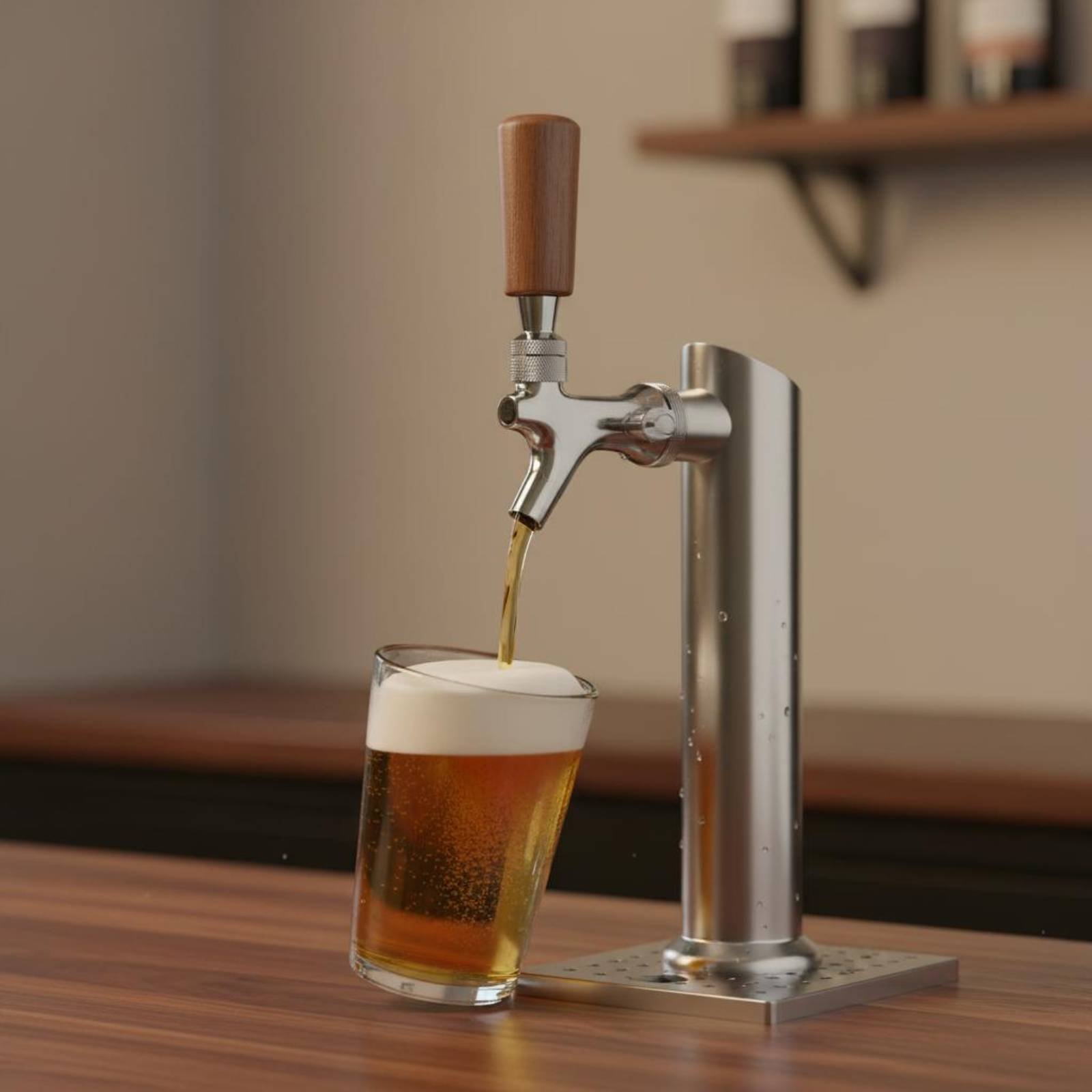 Krótki drewniany uchwyt do kra – Wine With Beer recenzja i cena