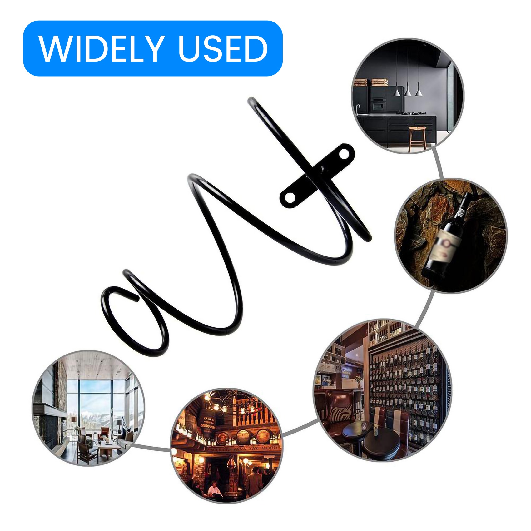 AEE8-3Pack Prosty, pojedynczy, – Wine Rack Wall Mount recenzja i cena