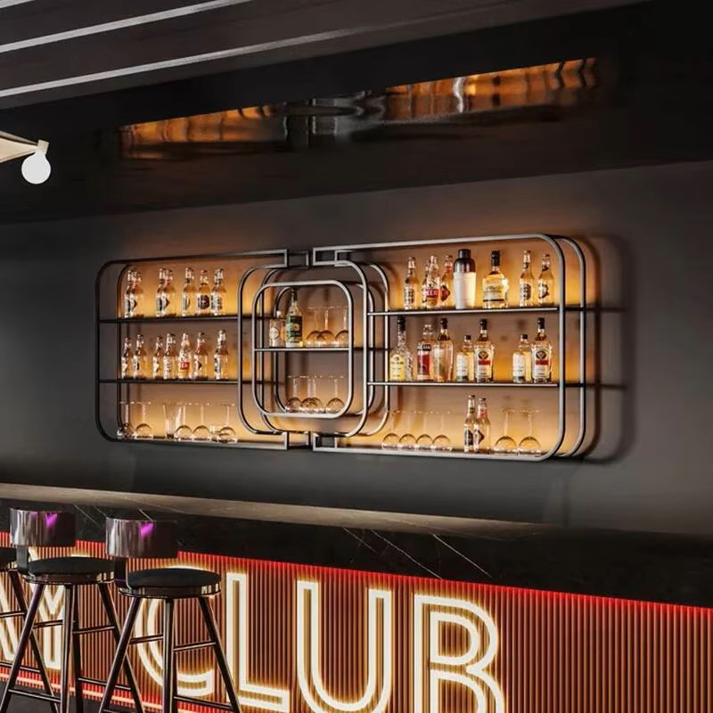 Prosty, kute żelazny regał na  – Wine Rack Wall Mount recenzja i cena