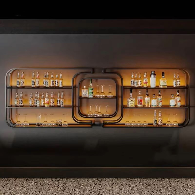 Prosty, kute żelazny regał na  – Wine Rack Wall Mount recenzja i cena